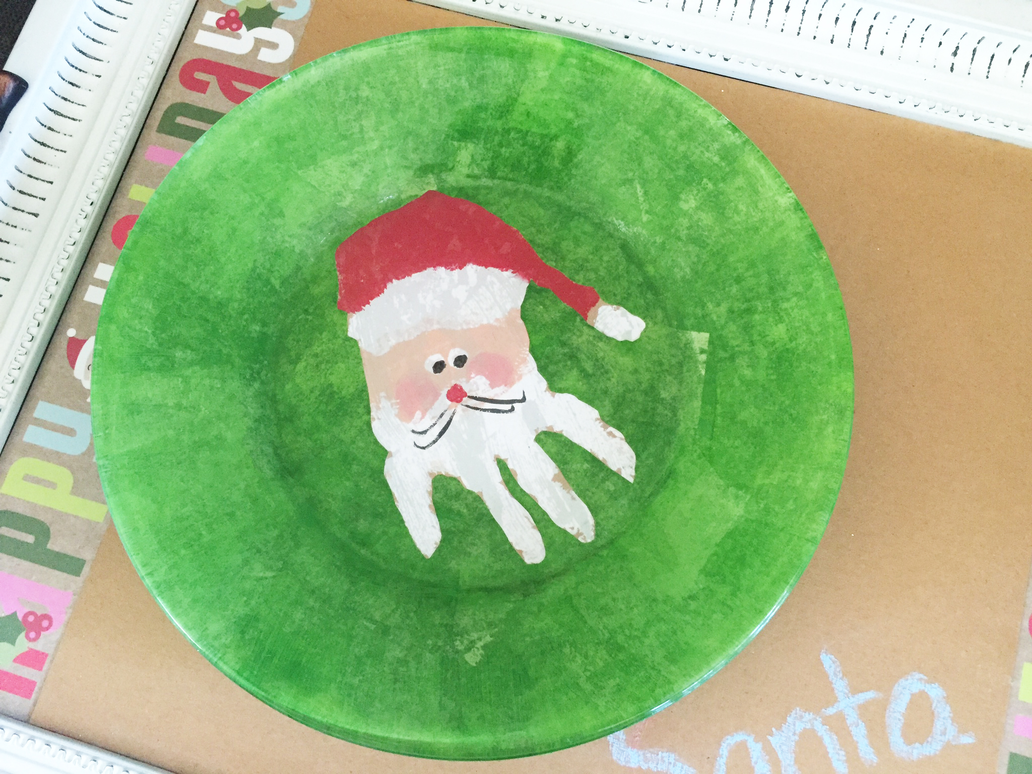 Oven Mitt – Santa Handprint - Be Made