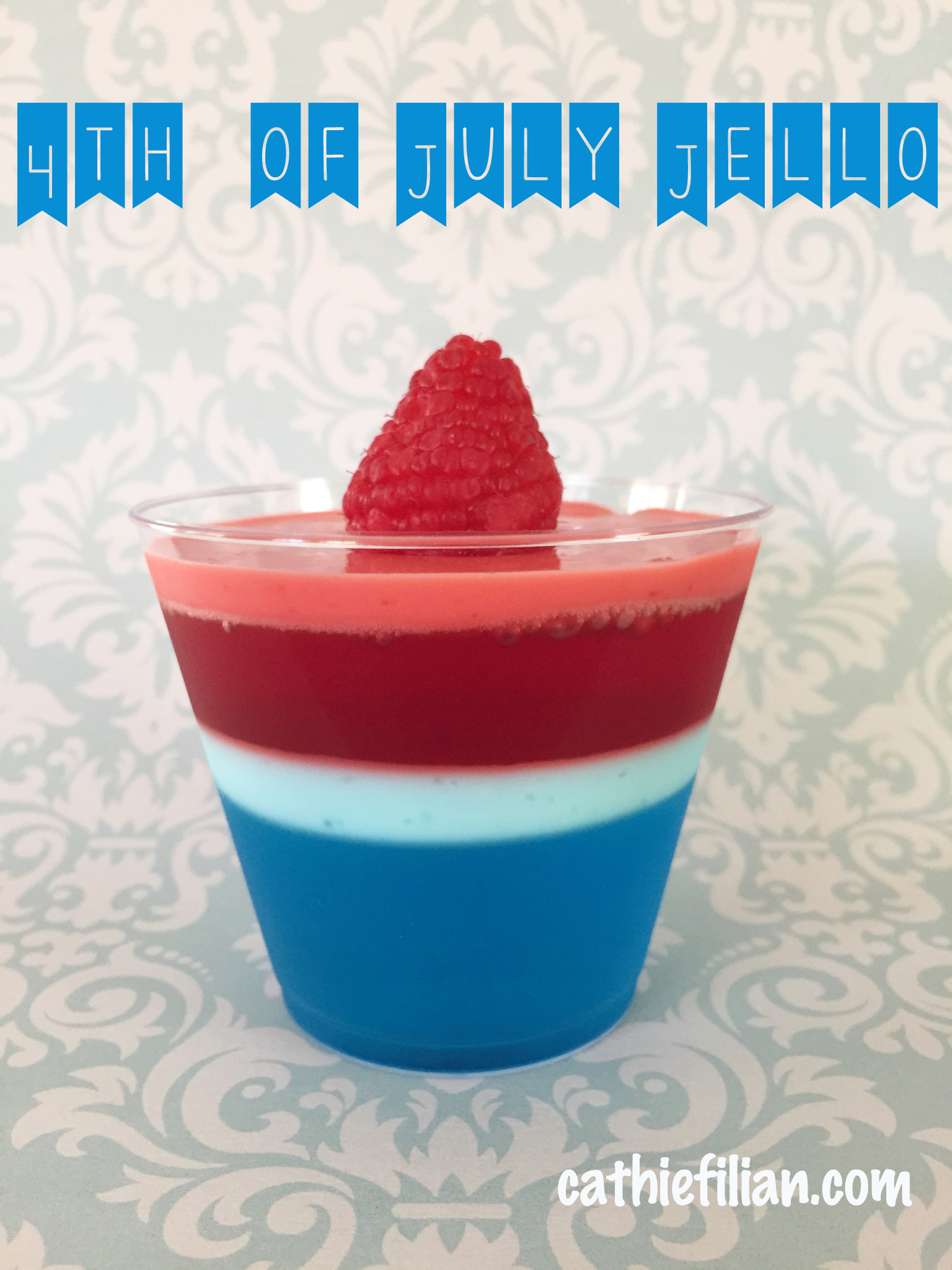 Red, White and Blue Jello Cups for the 4th of July - Handmade Happy Hour