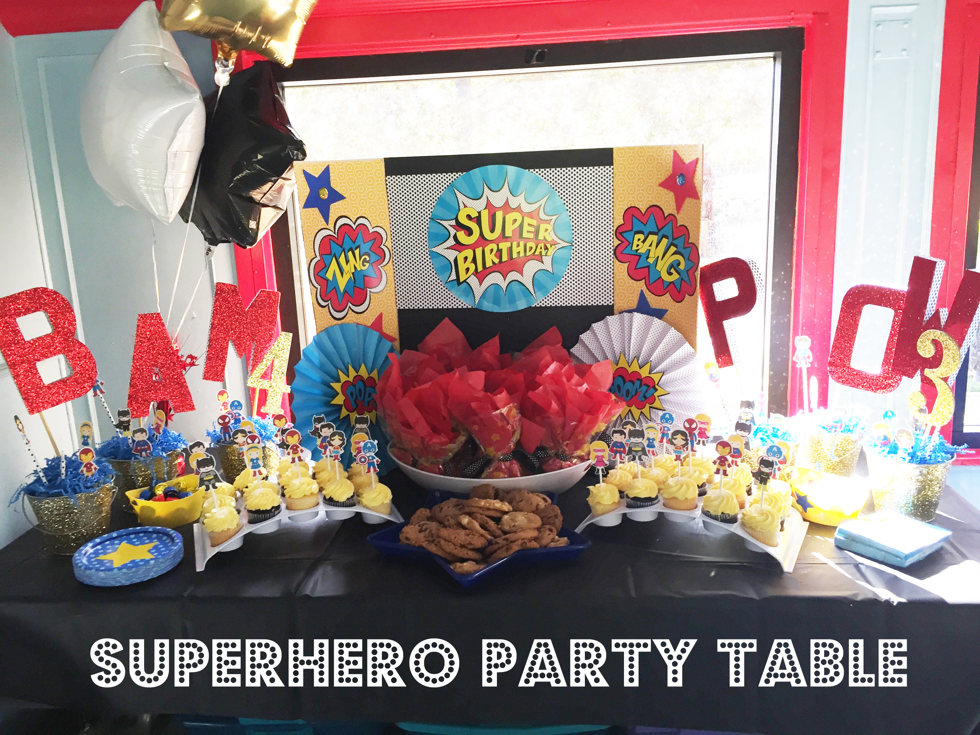 Diy Super Hero Party Decorations