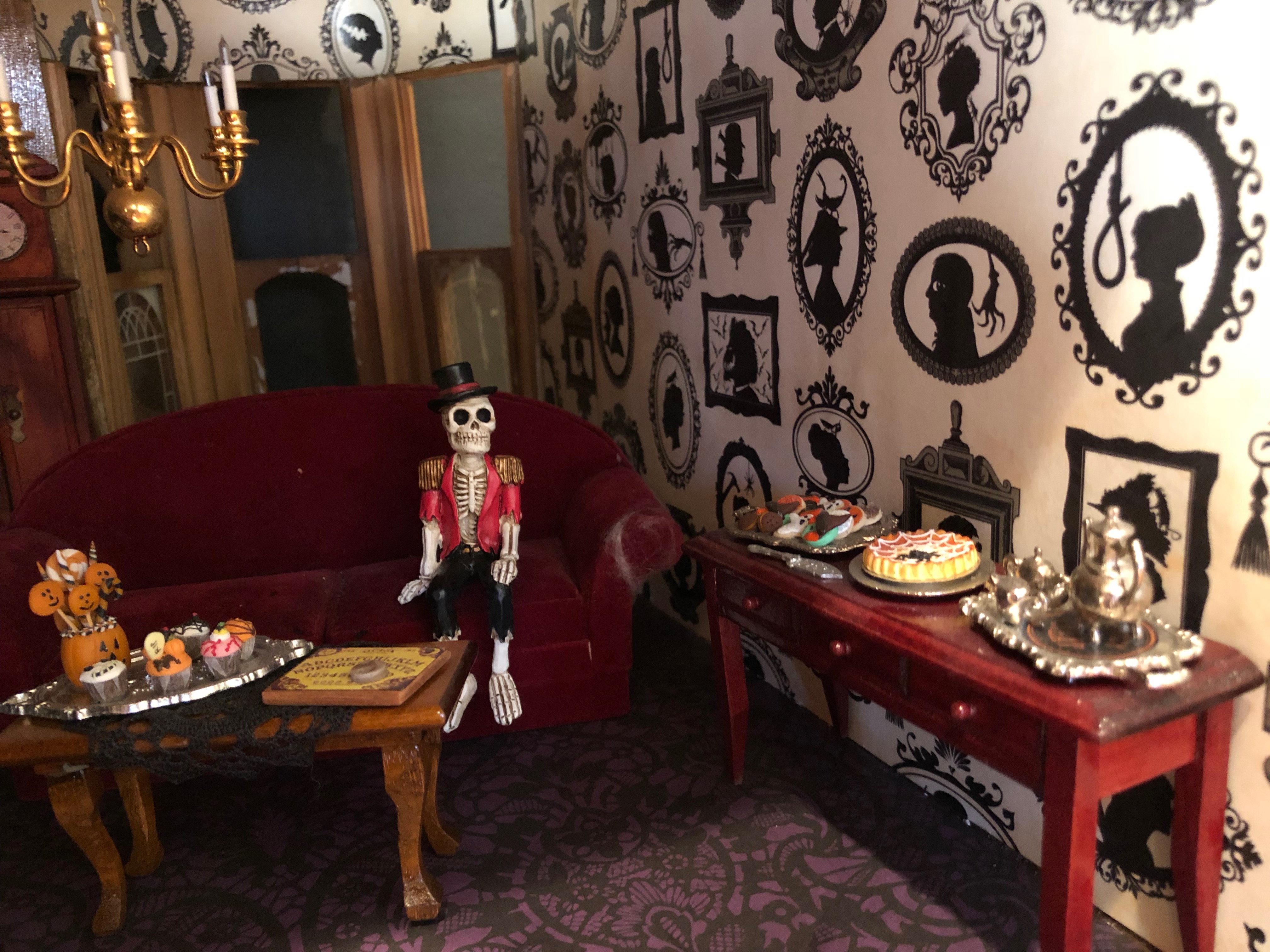 My Haunted Dollhouse Tour for Halloween - CATHIE FILIAN's Handmade Happy  Hour