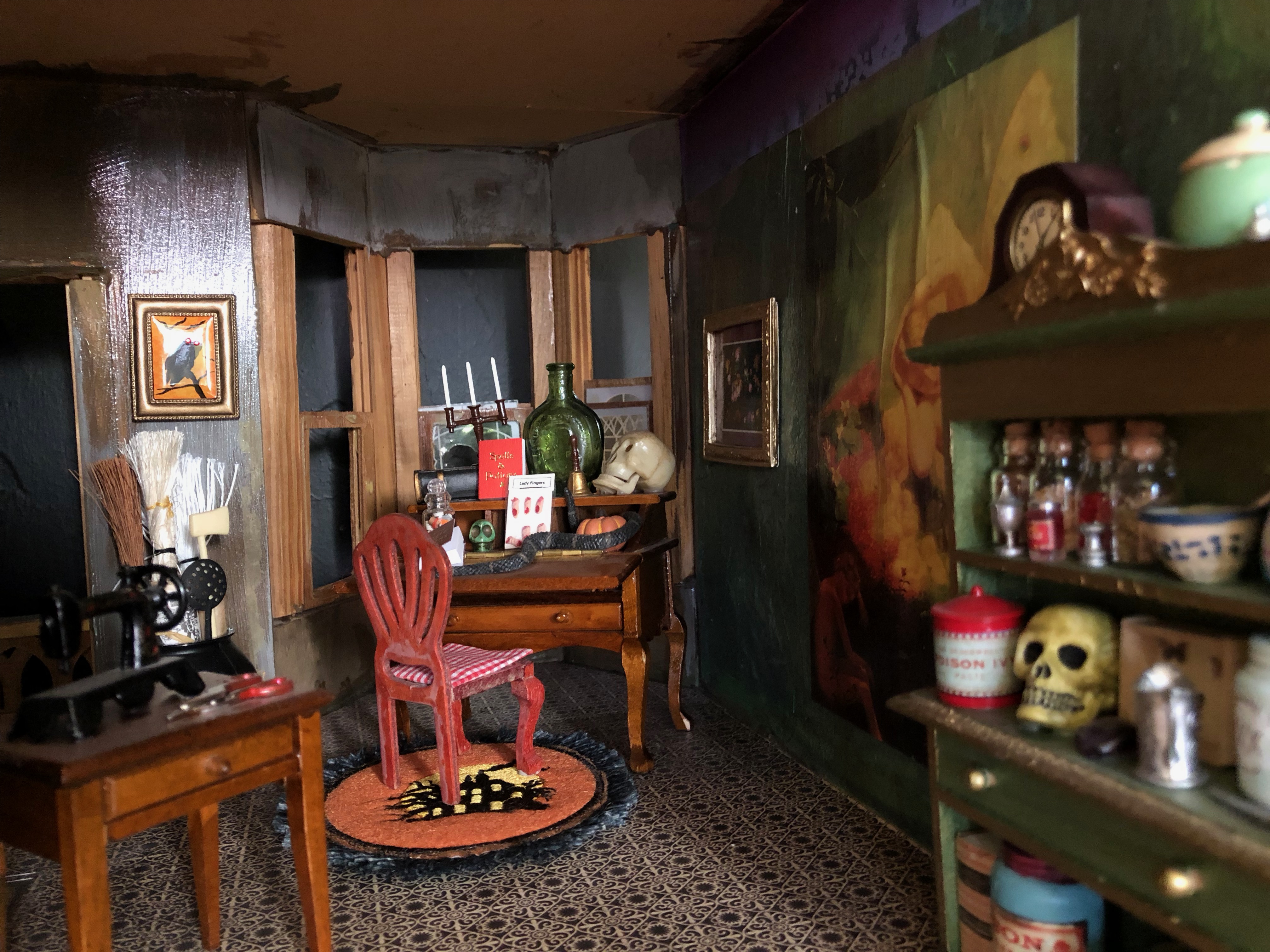 My Haunted Dollhouse Tour for Halloween - CATHIE FILIAN's Handmade Happy  Hour