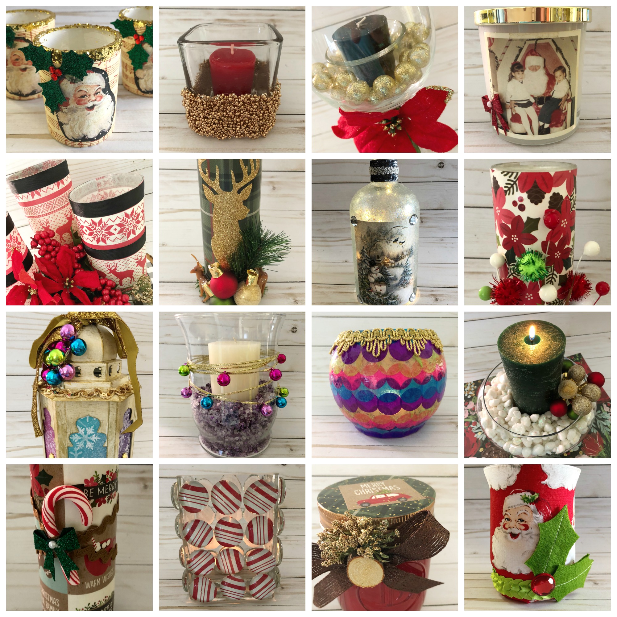 Decorate Candles with Glitter and Mod Podge - Mod Podge Rocks