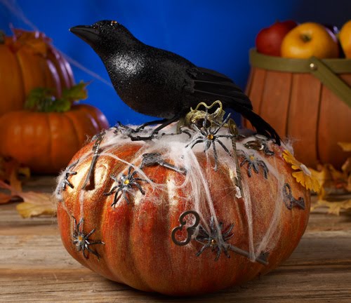 Halloween Witch Crafts: Black Crow Pumpkin - CATHIE FILIAN's Handmade ...