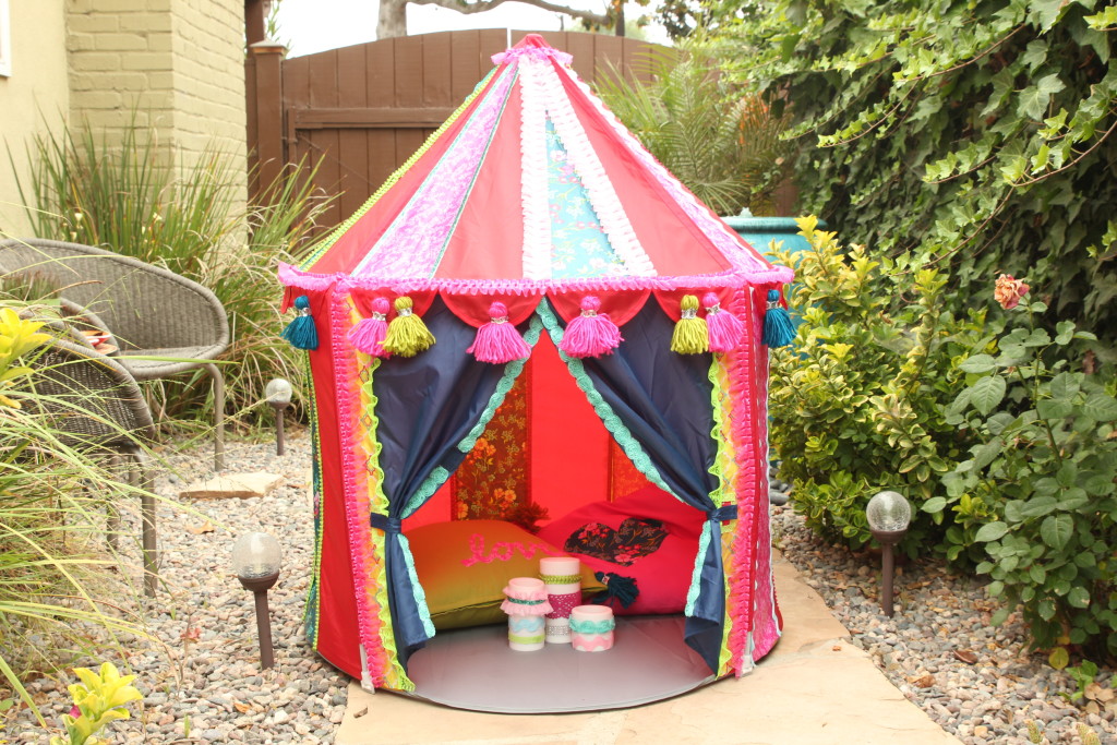 Ikea Hack! Make a Boho Play Tent from the CIRKUSTÄLT Tent - Handmade ...