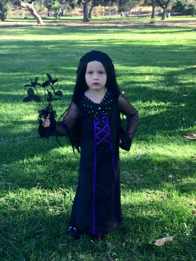 DIY Morticia and Wednesday Addams Halloween Costumes - CATHIE FILIAN's