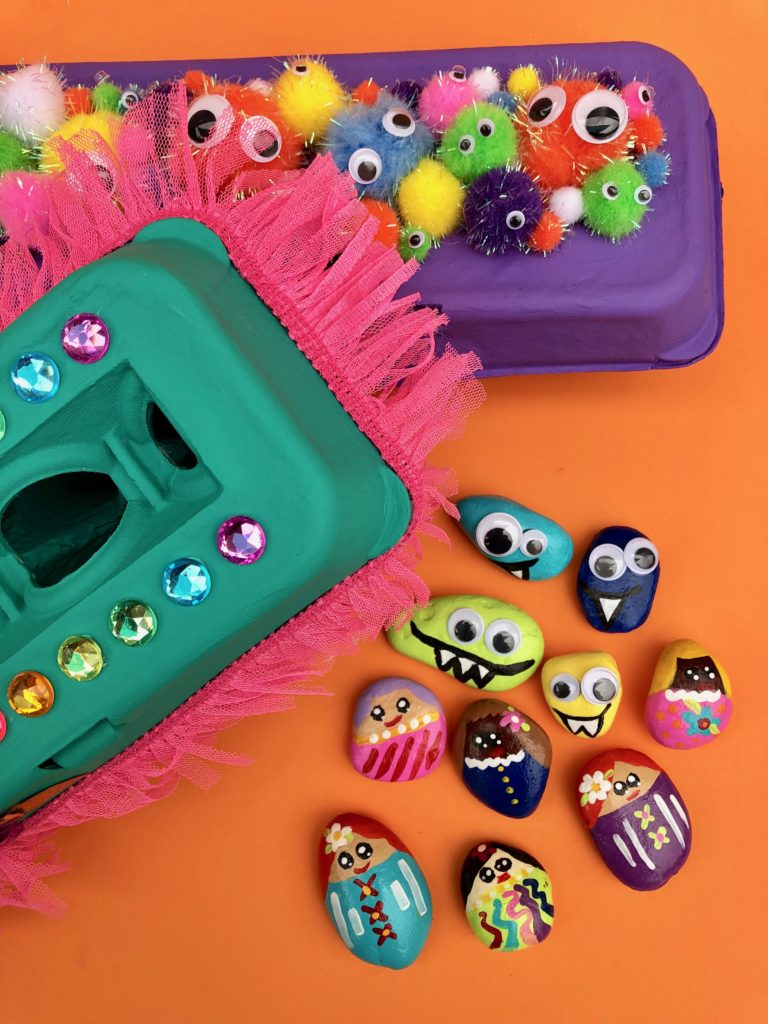 Painted Rock Dolls and Monsters - CATHIE FILIAN's Handmade Happy Hour