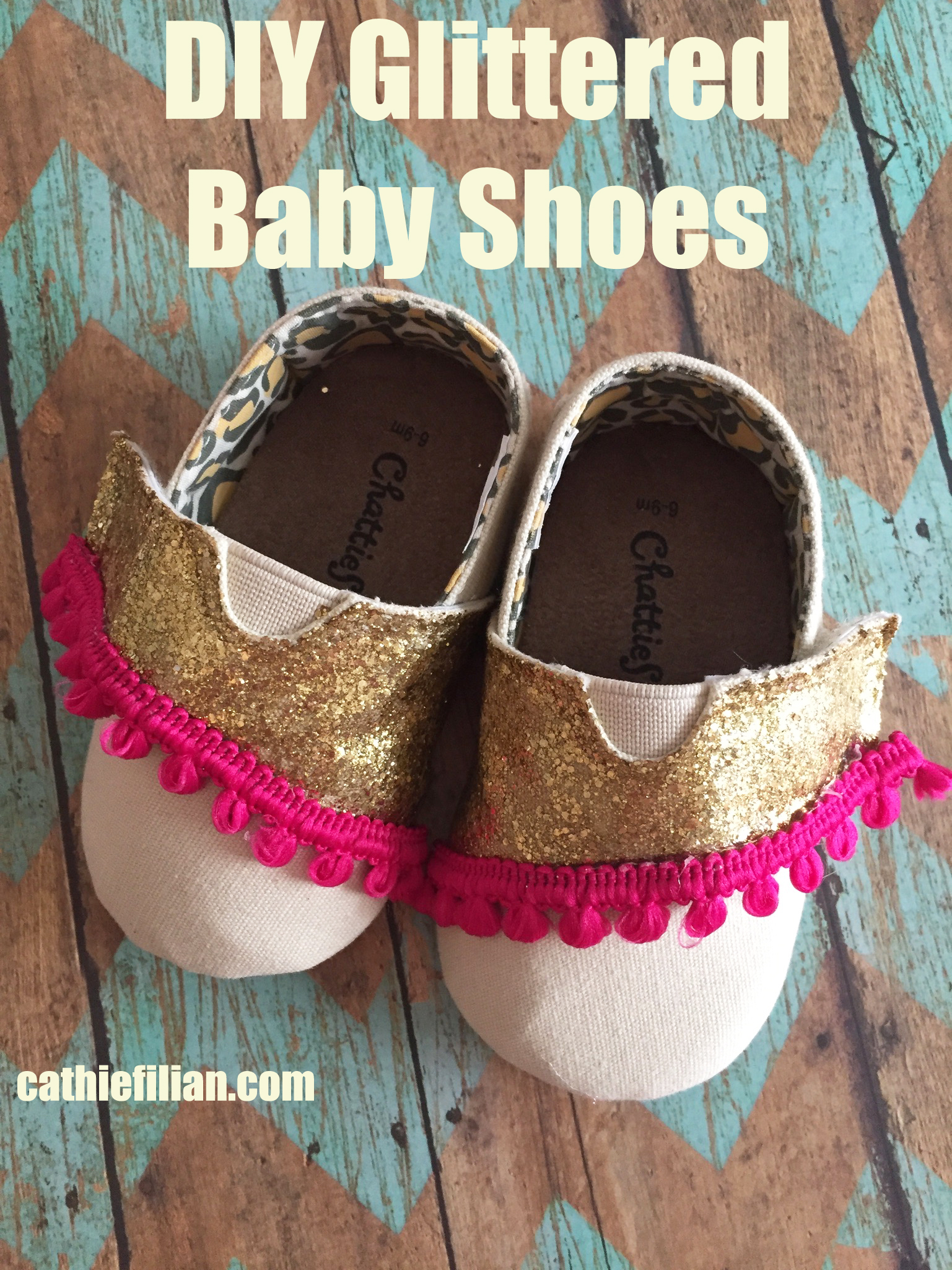DIY How To Add Fabric to Sneakers with Mod Podge - CATHIE FILIAN's Handmade  Happy Hour