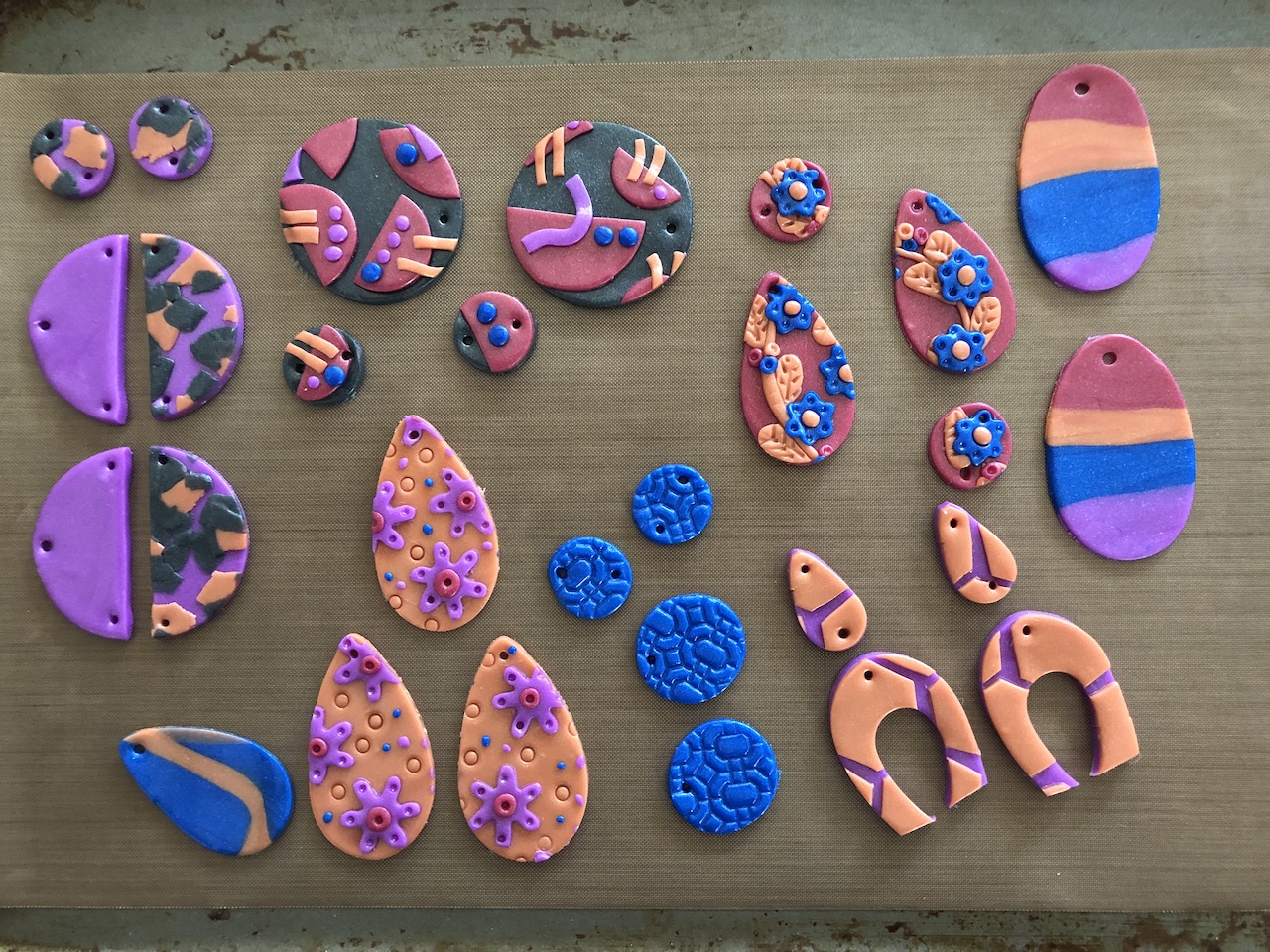 How to Make Polymer Clay Slabs with Sculpey Soufflé, plus Ideas for Scrap  Slab Clay Pendants Jewelry - CATHIE FILIAN's Handmade Happy Hour