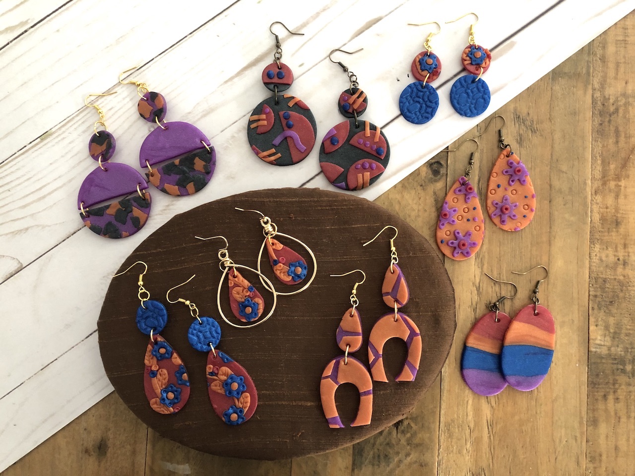 Sculpey Premo™ Organic Dangle Earrings 