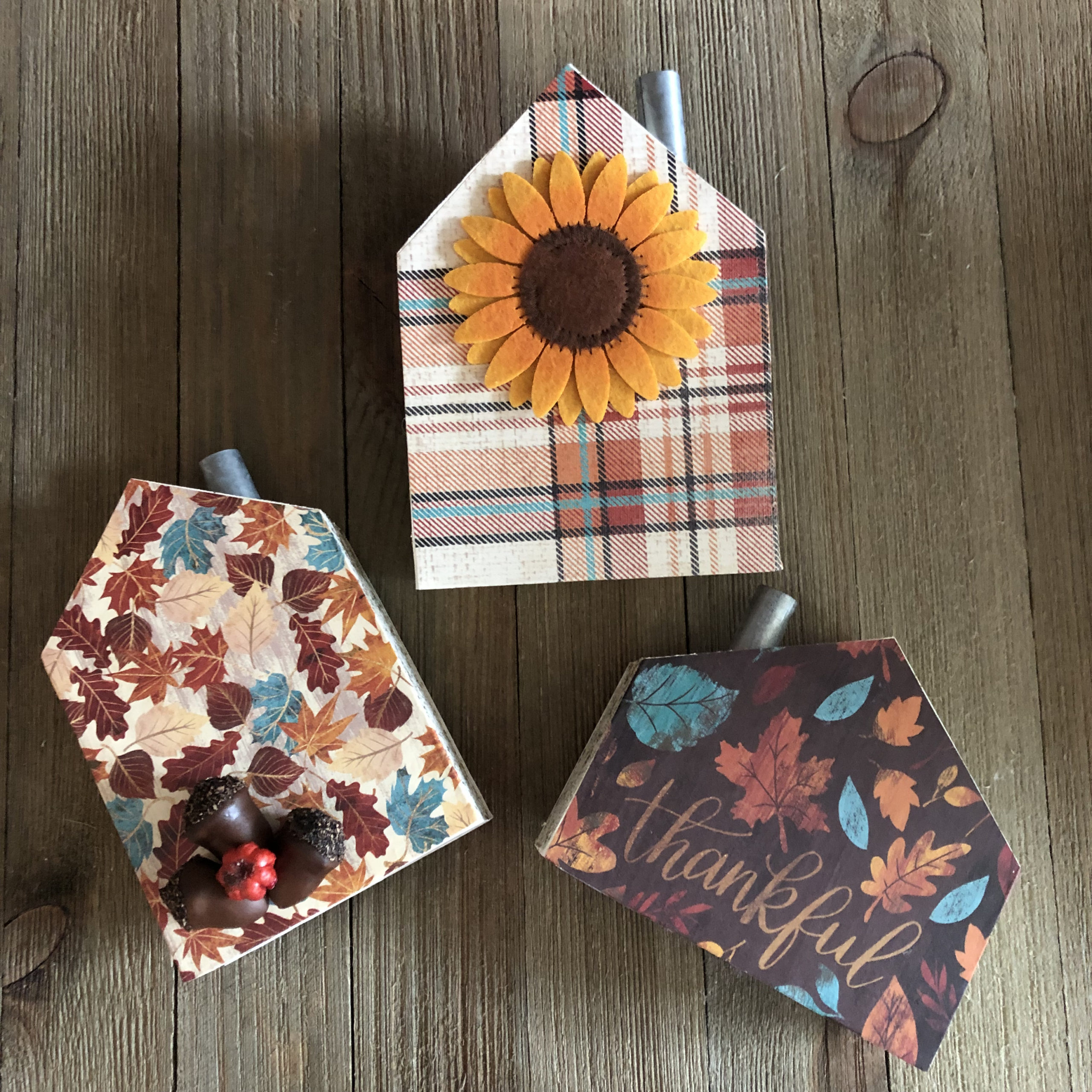 Mini Villages, How to Make Reversible Thanksgiving to Holiday Decor -  CATHIE FILIAN's Handmade Happy Hour