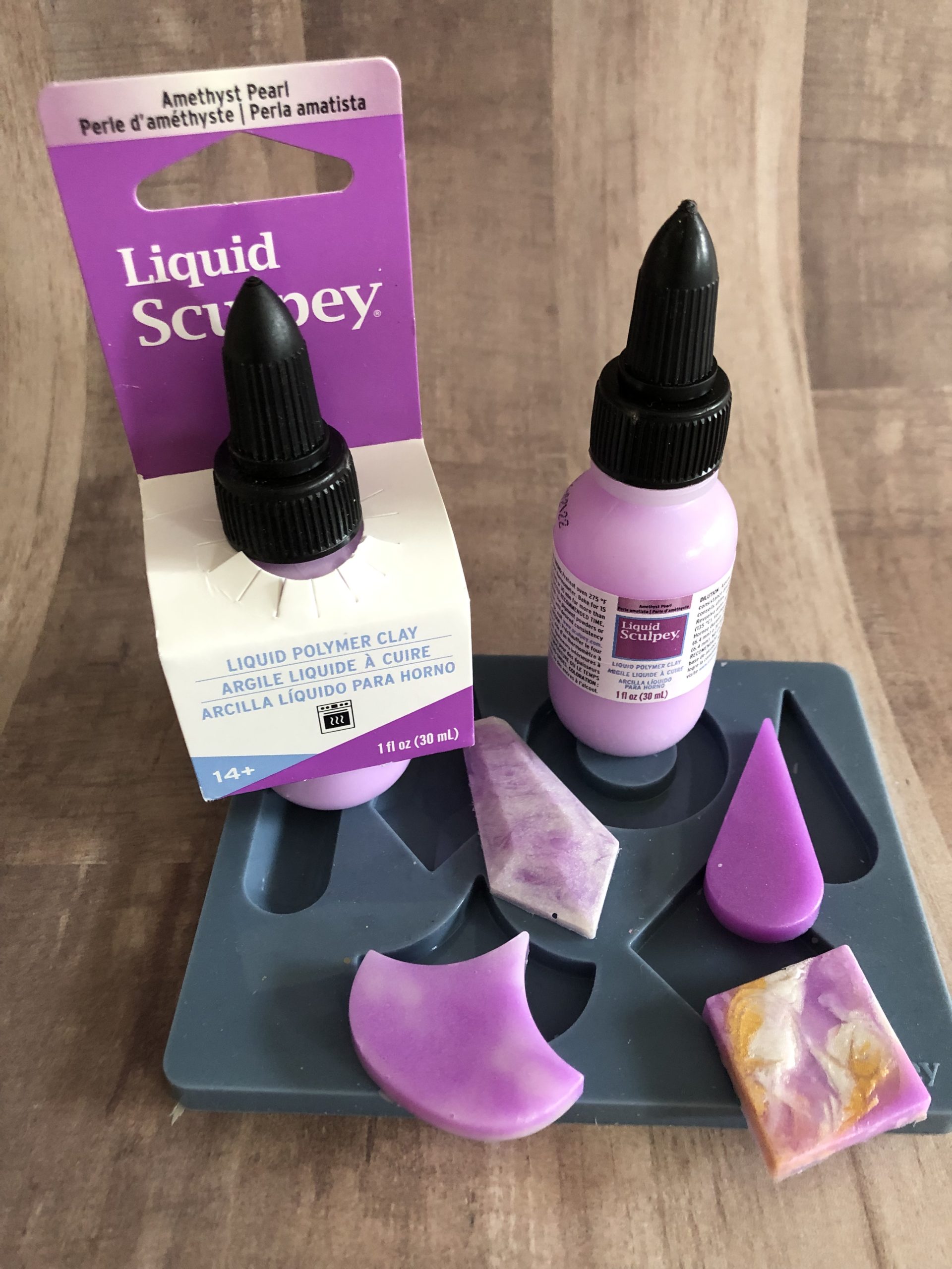 purple amethyst pearl liquid Sculpey - CATHIE FILIAN's Handmade Happy Hour