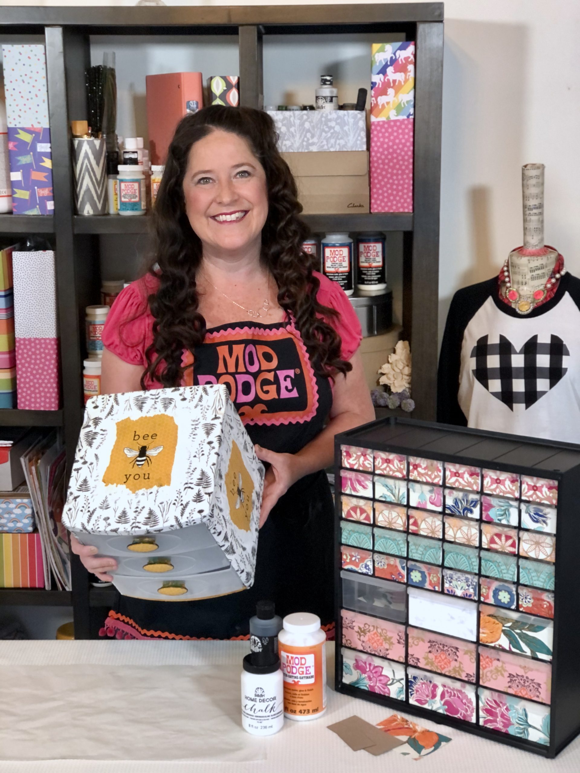 Craft Storage Box Makeovers with Mod Podge and Artbin - CATHIE FILIAN's  Handmade Happy Hour