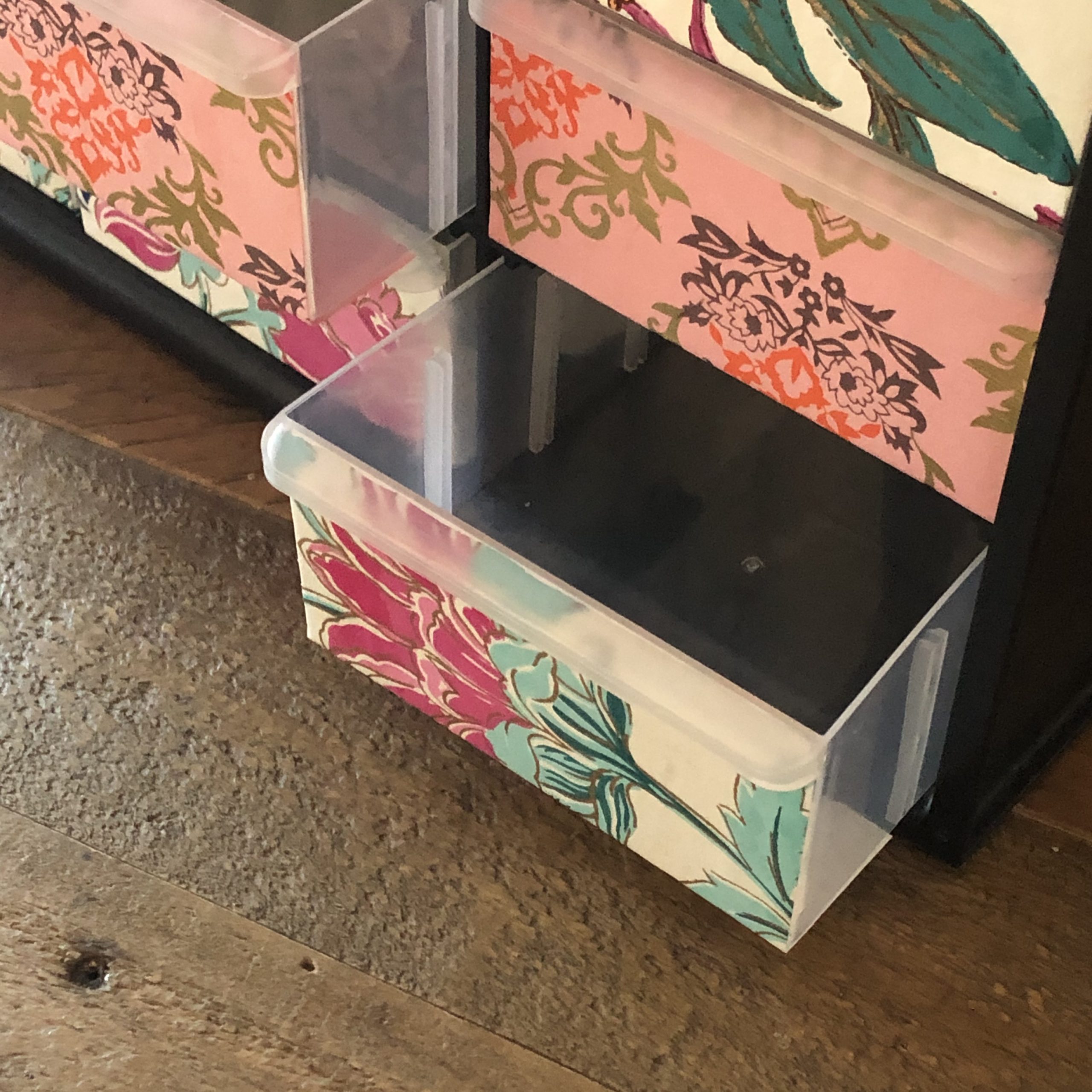 Craft Storage Box Makeovers with Mod Podge and Artbin - CATHIE