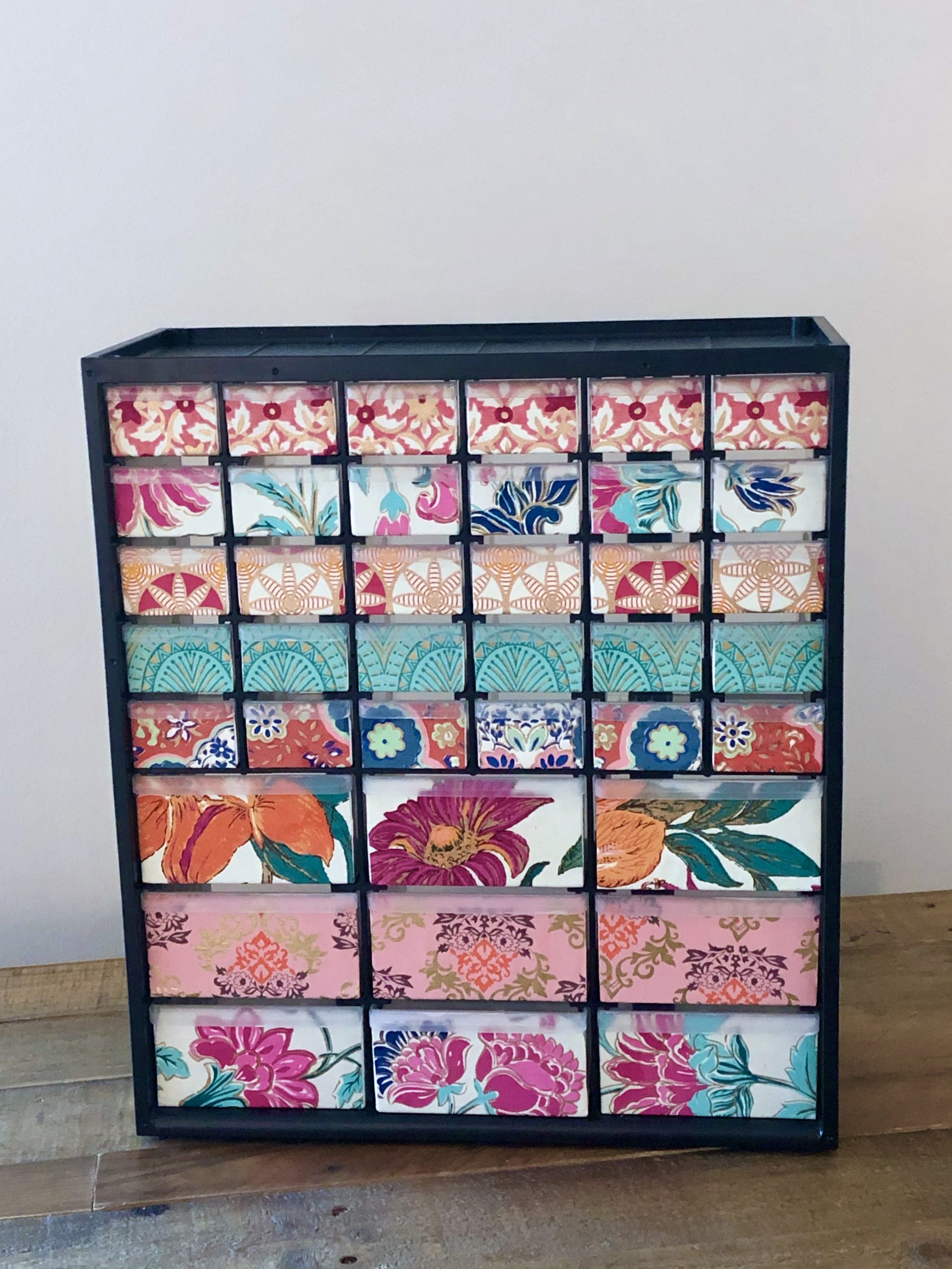 Craft Storage Box Makeovers with Mod Podge and Artbin - CATHIE