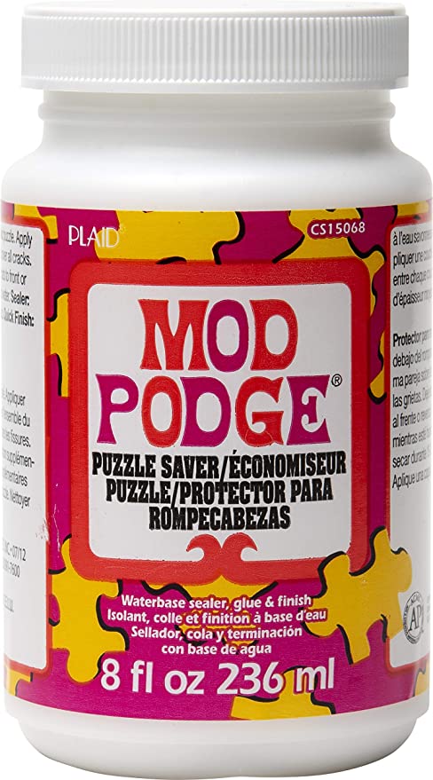 How to Seal a Puzzle Using Mod Podge Puzzle Saver 